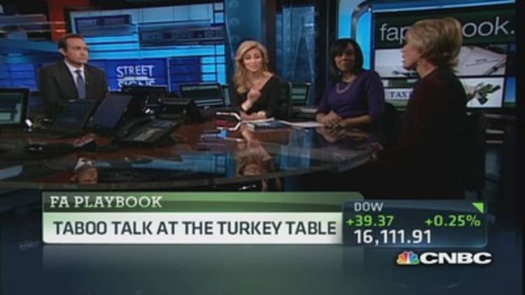 Taboo turkey day topics