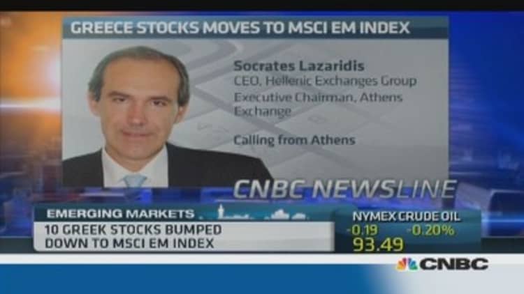 Greek EM stocks: Foreign interest has increased