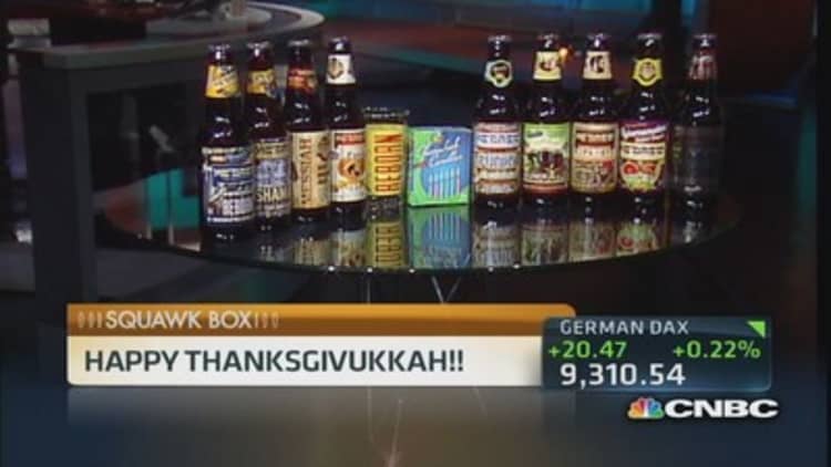Kosher beer for your 'Thanksgivukkah'