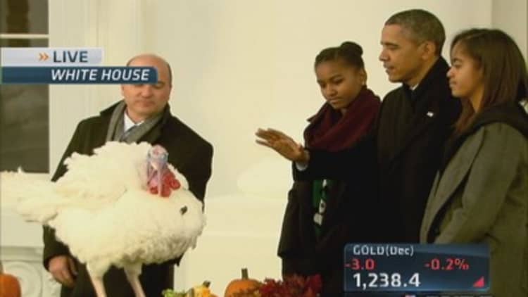 Pres. Obama pardons national T-giving turkey