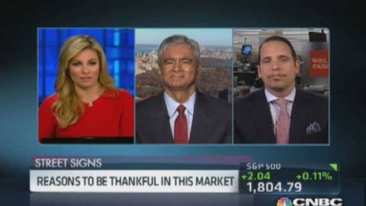 Reasons to be thankful in this market