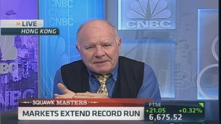 Marc Faber: No value in stocks