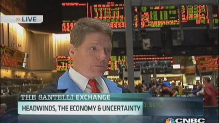 Santelli Exchange: Headwinds, the economy, and uncertainty