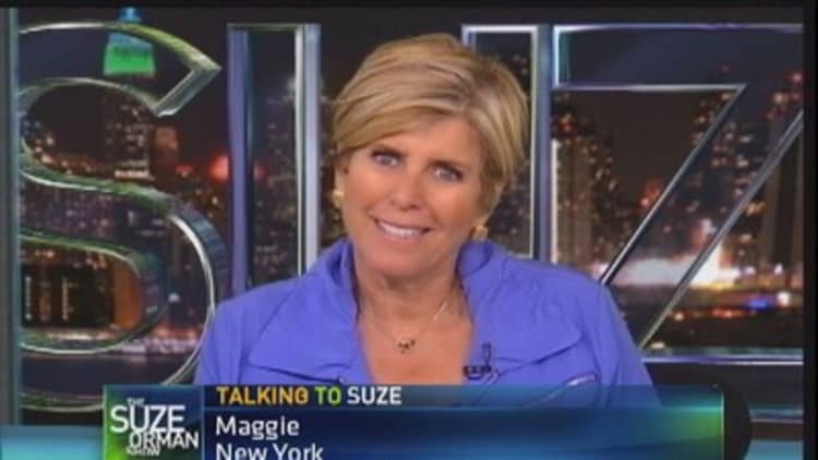 Suze call: Maggie in New York
