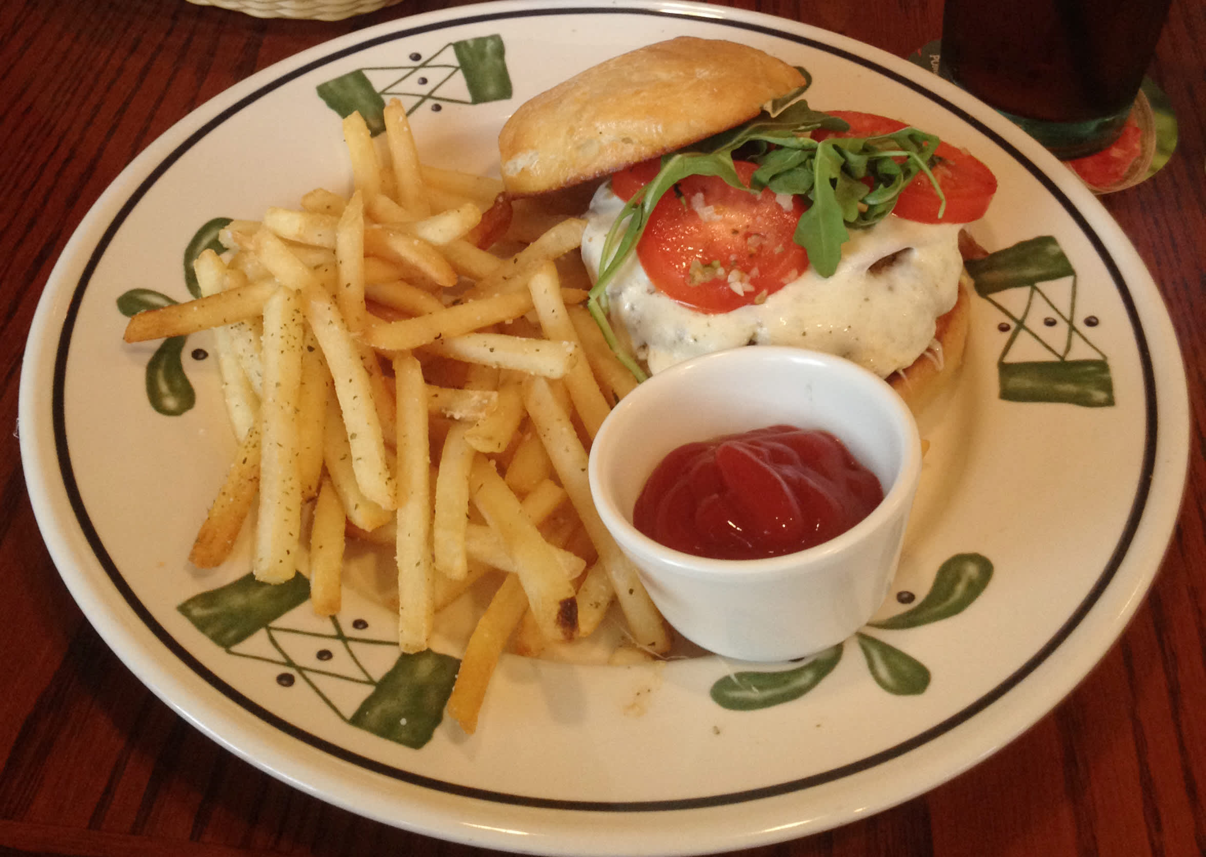 Olive Garden Adds Italian Accented Burger And Fries To Menu