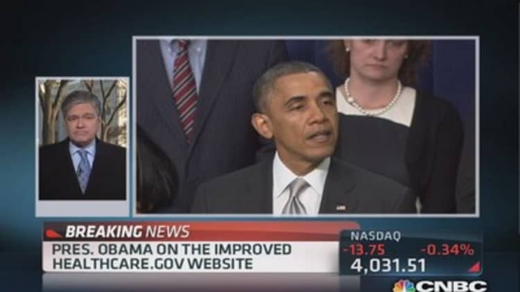 Obama talks health care