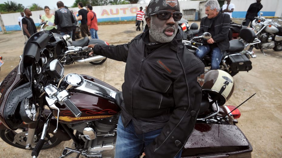 Harleys, Hogs and Hells Angels ride on Africa