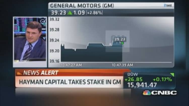 Hayman Capital takes stake in GM