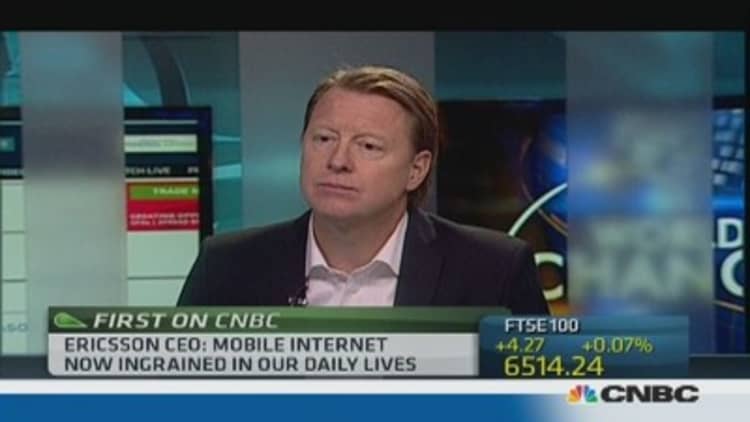 Ericsson CEO on global smartphone penetration