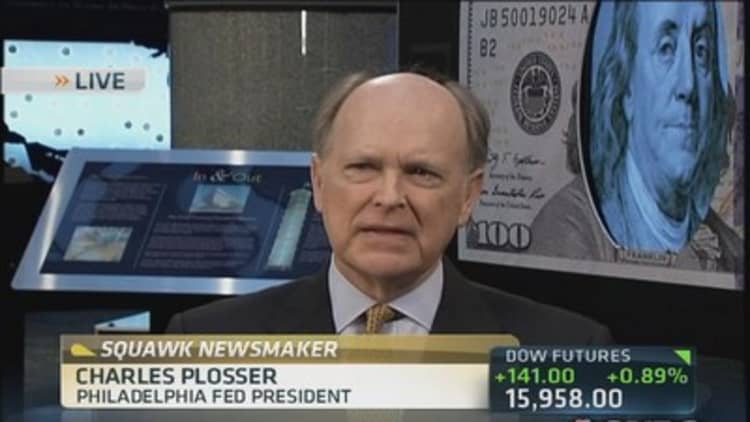Plosser: Friday's jobs report clearly positive