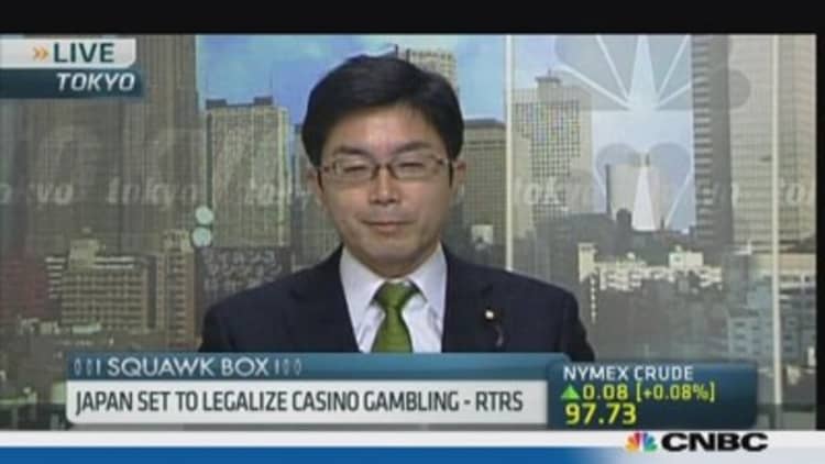 Japan takes a gamble on casino bill