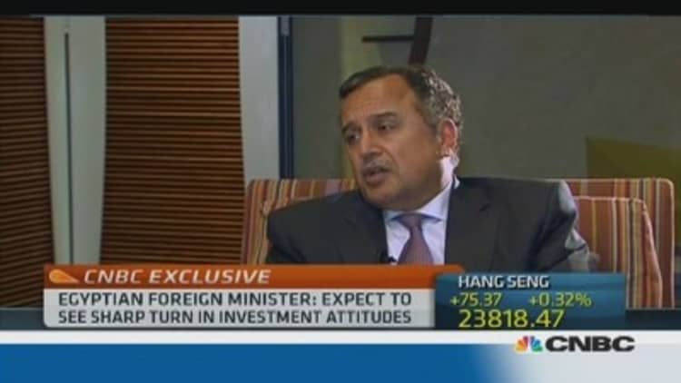 Egypt stability will bring more investment: Foreign minister