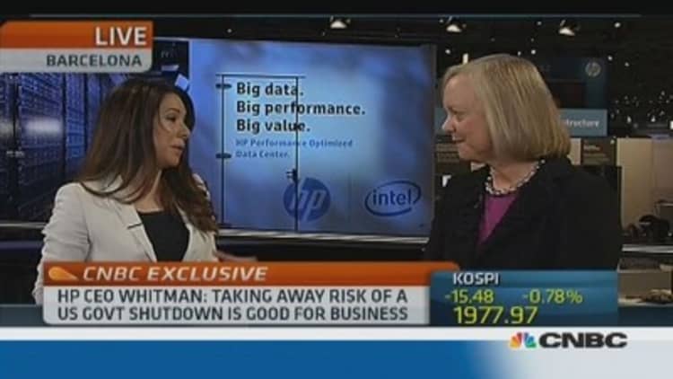 There will be more women in top jobs on Wall St: HP CEO
