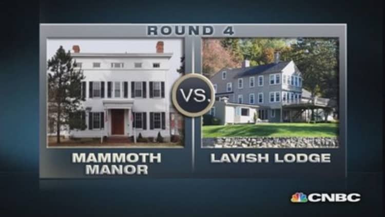 $1 million homes: Lavish Lodge vs. Mammoth Manor