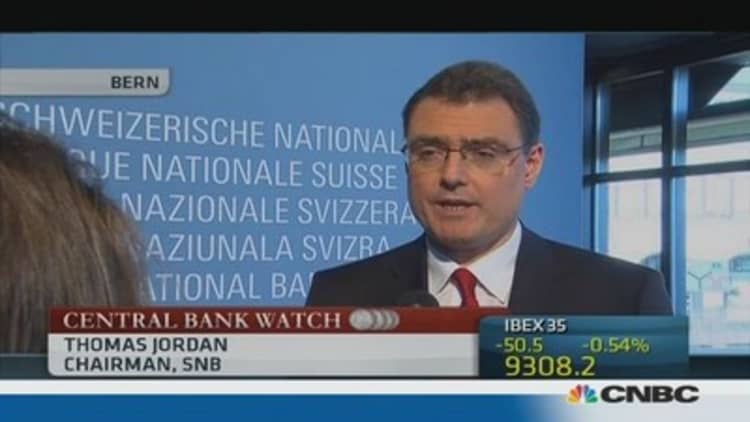 Currency still needs exchange rate peg: SNB