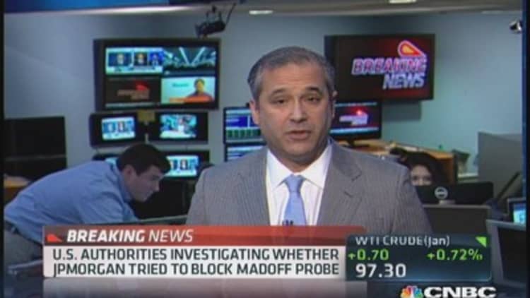 Feds investigating JPMorgan over Madoff probe