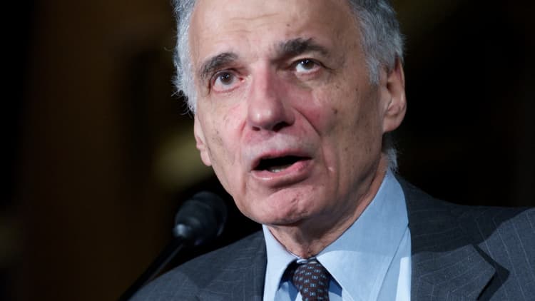 Stock buybacks a sign of 'incompetent management': Ralph Nader