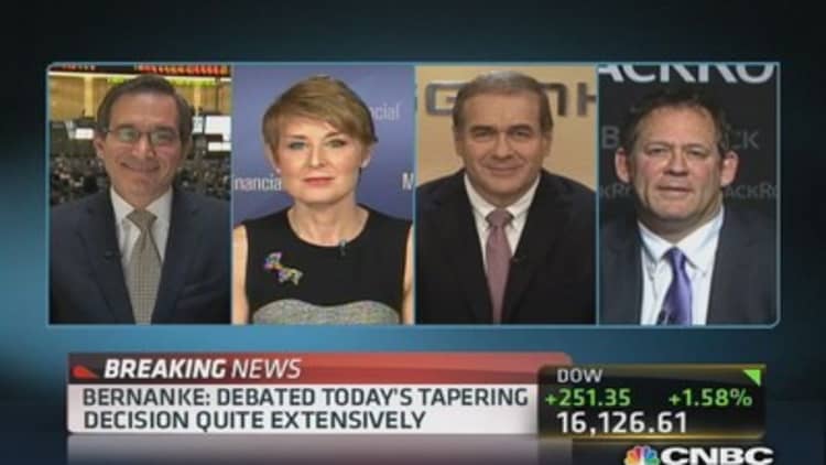 Fed Tapers: Bond market unchanged, equities not listening