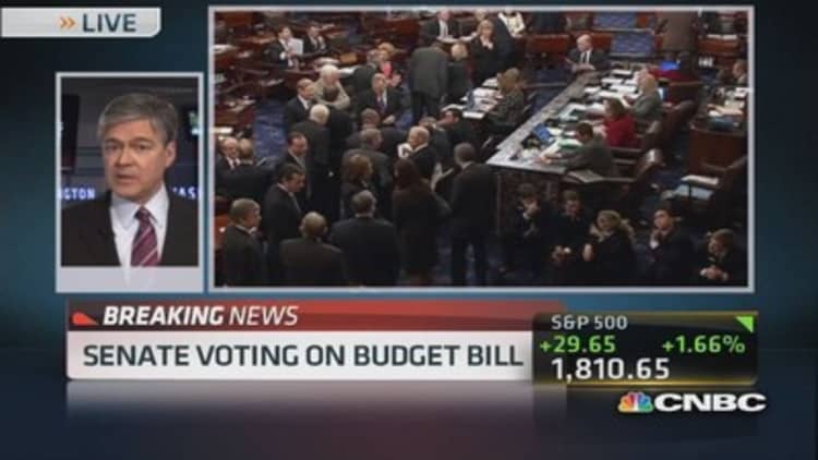 Senate votes on budget deal