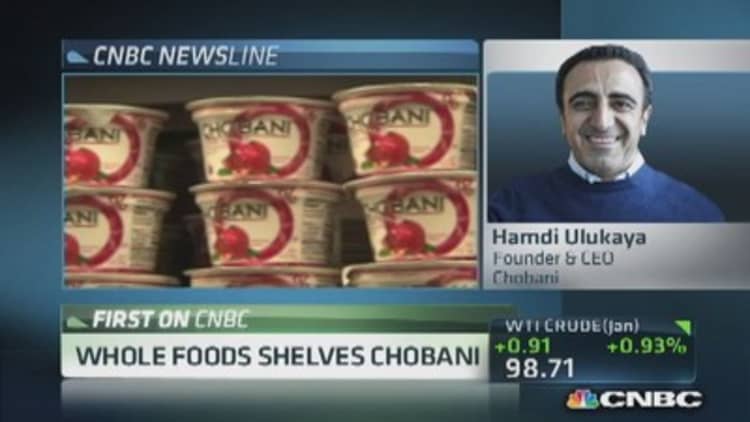 Chobani CEO: Committed to making better food