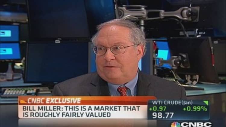 Bill Miller: Market roughly fairly valued
