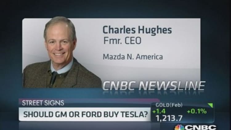 Should GM or Ford buy Tesla?