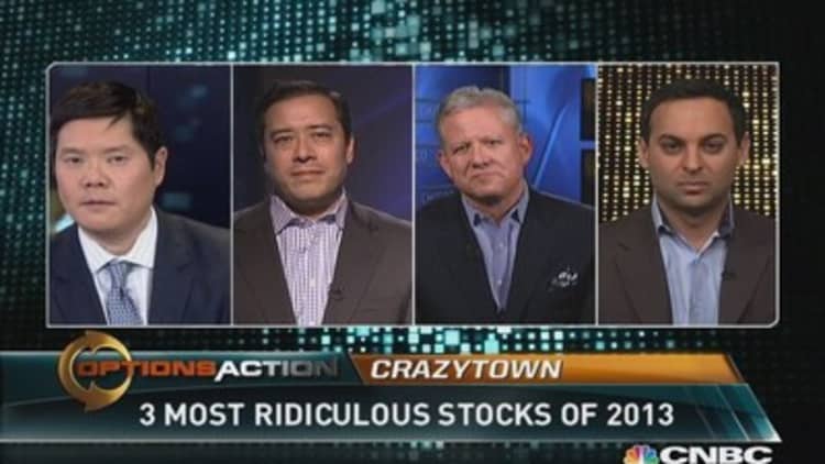 3 most ridiculous stocks of 2013