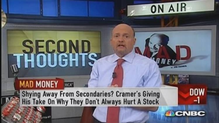 Secondaries can be great buying opportunities: Cramer