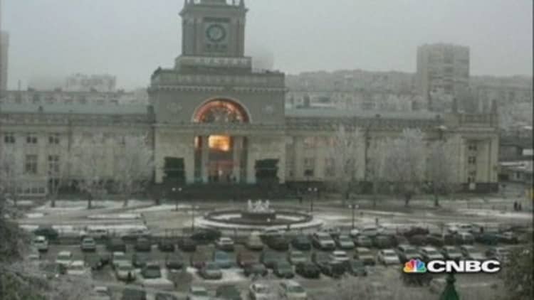 Explosion at Russian train station