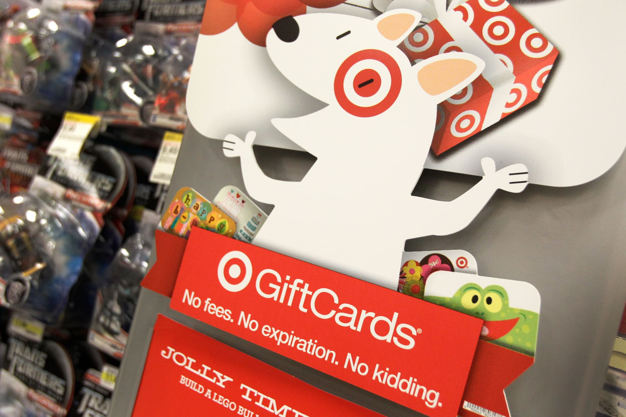 Some Target holiday gift cards were not activated