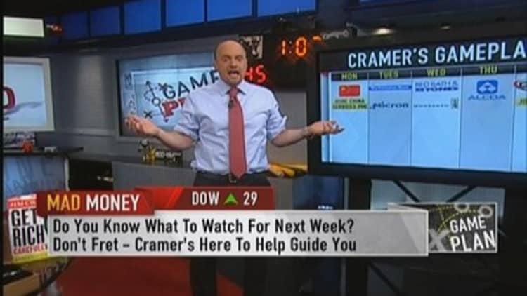 Game plan: Cramer prepares for earnings and jobs report