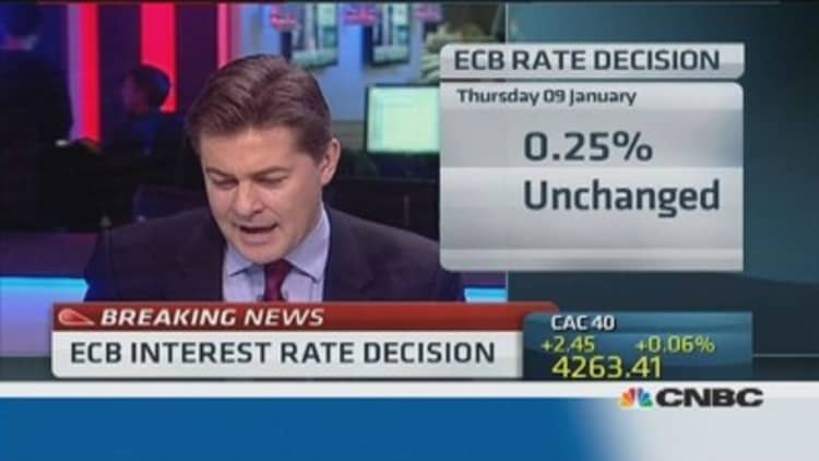 ECB leaves rates unchanged: The reaction