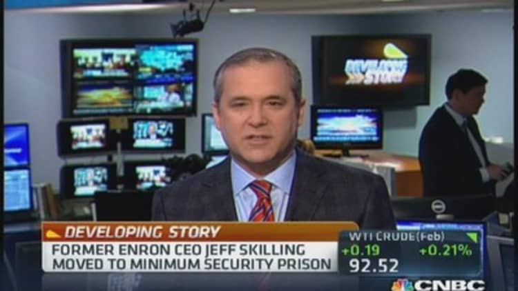 Former Enron CEO Skilling on the move