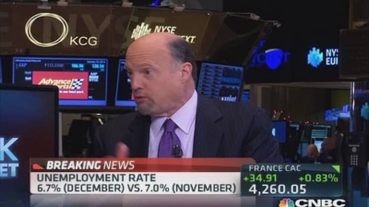 Cramer: Jobs number is real, and it's bad