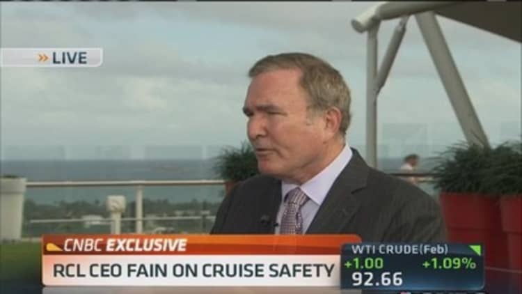Provide amazingly safe vacation: Royal Caribbean CEO