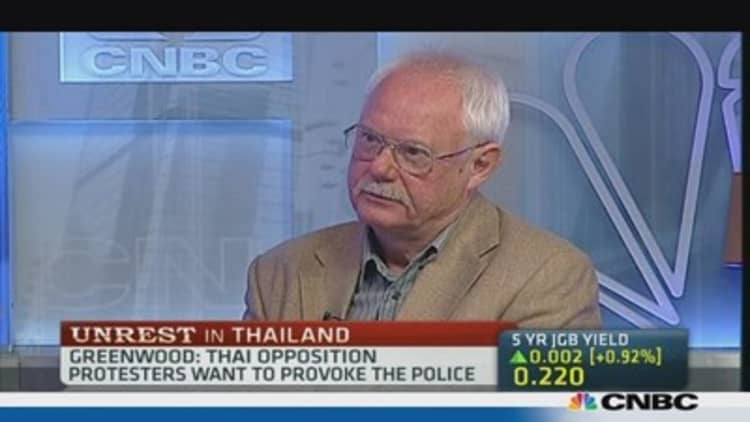 Thai unrest is a 'high stakes poker game:' Pro