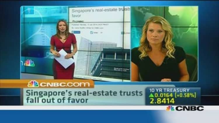 Singapore's REITs in a struggle