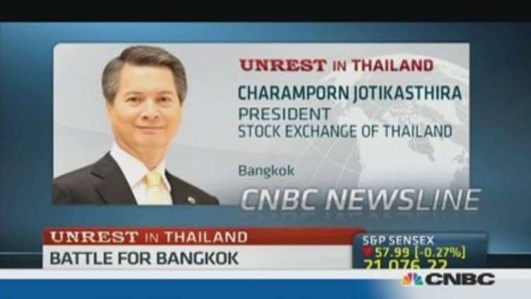 Thai stock exchange: Remain resilient despite protests