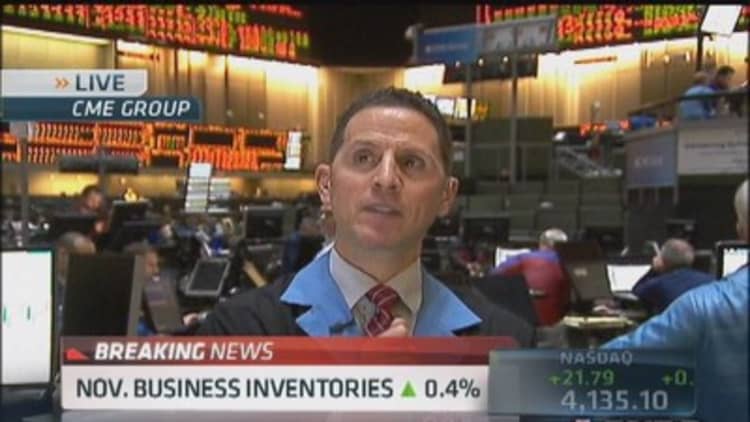 November business inventories rise 0.4%