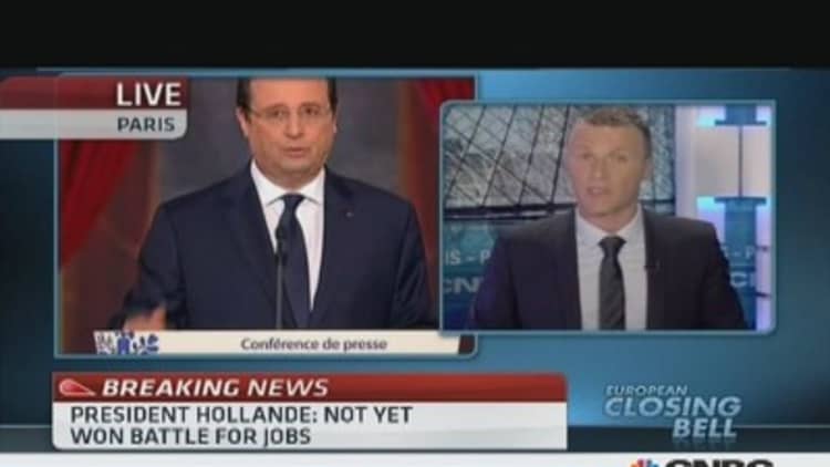 Hollande's 'pro-business' stance