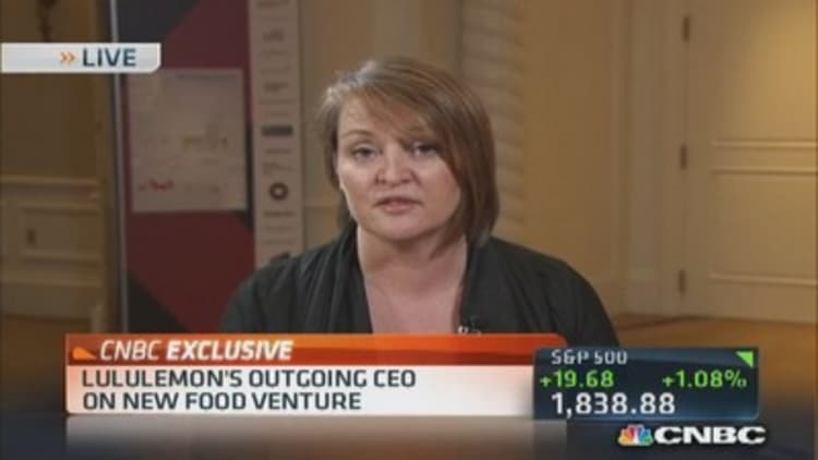 Lululemon outgoing CEO on food venture