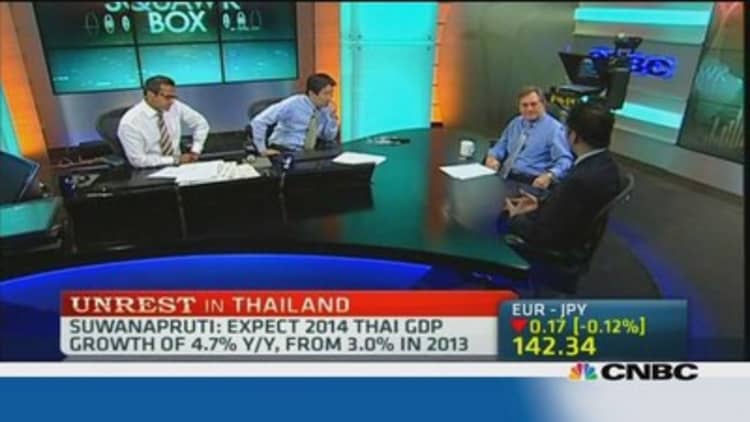 Unrest may see Thai growth drop over 1%: StanChart