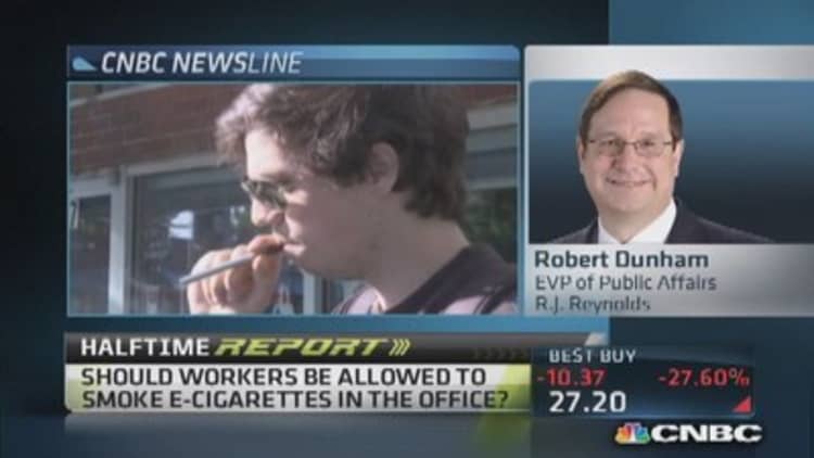 The public policy behind e-cigarettes