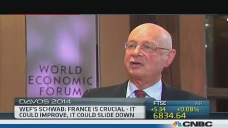 Middle East, Africa are 'hot spots': WEF's Schwab