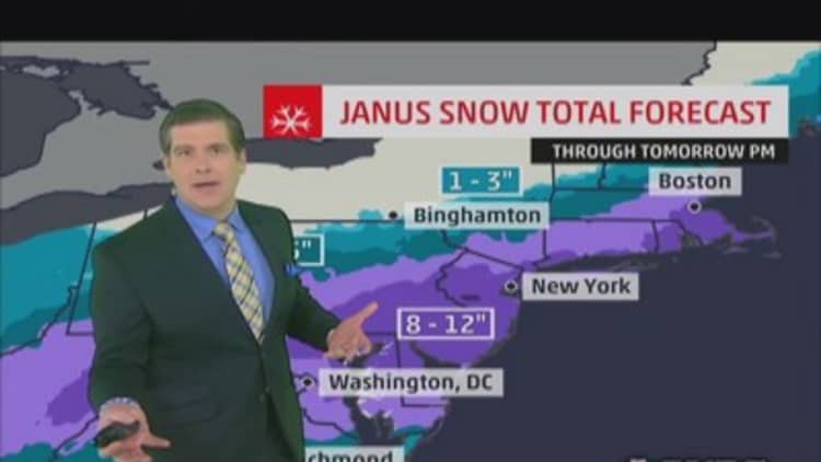 Winter storm Janus triggers warnings