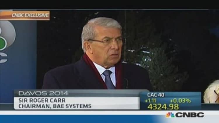 We 'have to be on our guard': BAE CEO