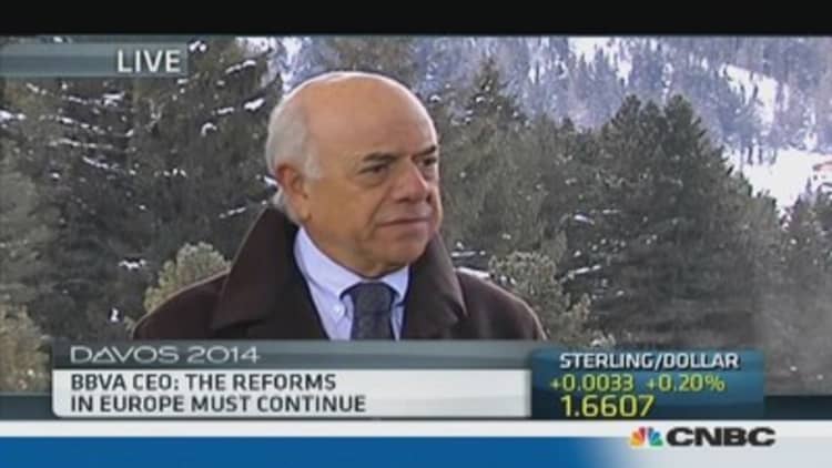Betting against euro is a 'big mistake': BBVA CEO
