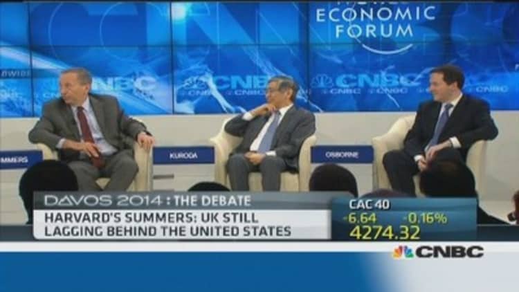 Larry Summers vs George Osborne