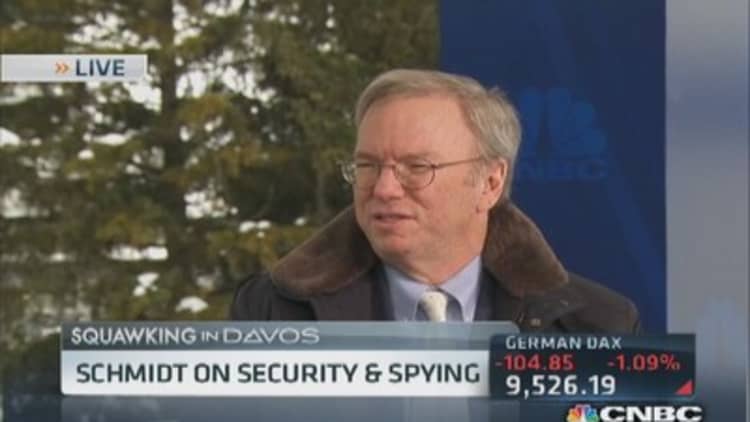 We did not know about NSA spying program: Schmidt