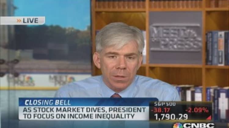 David Gregory: Income inequality big argument for Obama